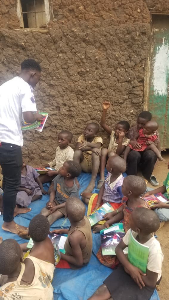 Children going to school