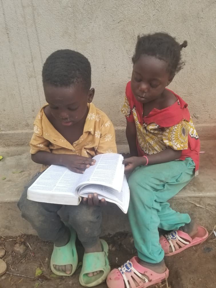 Children going to school
